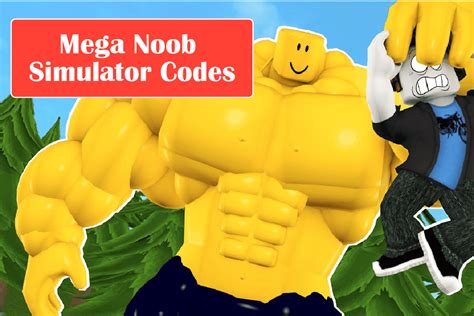 codes de mega noob simulator